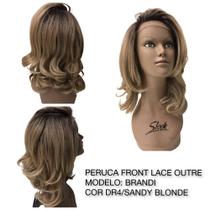 Peruca front lace outre modelo blandi cor dr4/sandy blonde