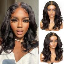 Peruca frontal de renda Beauhair Body Wave 4x4 16 polegadas com 150% de densidade