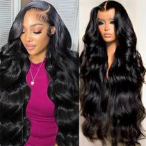 Peruca frontal de renda FunMatic Body Wave 13x6 HD Lace 22 polegadas