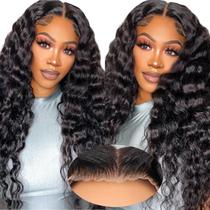 Peruca frontal de renda Hevgf 613 Blonde Human Hair 30 polegadas Body Wave