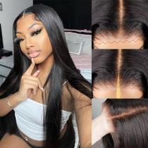 Peruca frontal de renda JUBOTIN Glueless 71 cm Cabelo humano 180% de densidade Peruca frontal de renda JUBOTIN Glueless 71 cm Cabelo humano 180% de densidade