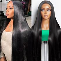 Peruca frontal de renda Mziio Straight 34cm 200% Density HD Lace Peruca frontal de renda Mziio Straight 34cm 200% Density HD Lace