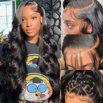 Peruca Frontal de Renda Pizazz Body Wave 26 Polegadas - 180 Densidade