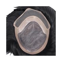 Peruca Frontal de Renda Respirável Masculina - Cabelo Humano 6x8, 6x9, 7x10 e 8x10