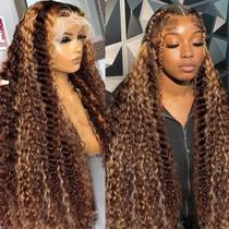 Peruca frontal de renda, sedosa, comprimento, 36", 13x6, cabelo humano, 180% de densidade