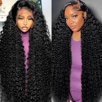 Peruca Frontal de Renda Tholap Deep Wave 13x6 - 200 Densidade - 30cm