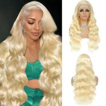 Peruca Frontal de Renda Waimro 613 Loira - Cabelo Humano 30" Ondulado Peruca Frontal de Renda Waimro 613 Loira - Cabelo Humano 30" Ondulado