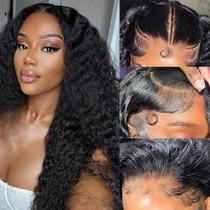 Peruca frontal de renda WPPIKK Deep Wave 28" Cabelo humano 180% de densidade Peruca frontal de renda WPPIKK Deep Wave 28" Cabelo humano 180% de densidade