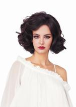 Peruca Gerulyss Short Brown Curly Synthetic para mulheres Peruca Gerulyss Short Brown Curly Synthetic para mulheres