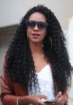 Peruca Half wig 2 em1 vira rabo de cavalo cacheada lindissima Bey MLW