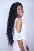 Peruca Half wig 2 em1 vira rabo de cavalo cacheada longa SOFIA MLW