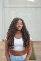 Peruca Half wig 2 em1 vira rabo de cavalo cacheada longa SOFIA MLW