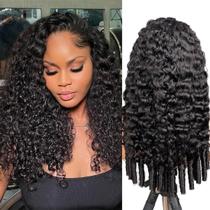 Peruca Half Wig ISEE 26" Cacheada Burmese 180% Densidade Sem Cola
