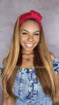 Peruca Headband de Cabelo Humano Loiro - Patricia