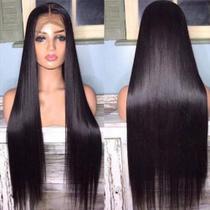 Peruca Hermosa 12A Brazilian Straight 20" HD Lace 220% de densidade Peruca Hermosa 12A Brazilian Straight 20" HD Lace 220% de densidade