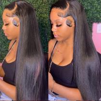 Peruca Hermosa Brazilian Straight 20cm Cabelo Humano 180 Densidade