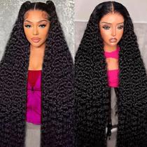 Peruca Hoiloxa Deep Wave 30" com Lace Closure HD 5x5 e 180% de Densidade Peruca Hoiloxa Deep Wave 30" com Lace Closure HD 5x5 e 180% de Densidade