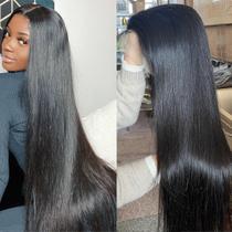 Peruca Iris Queen 81 cm Lisa HD Lace Front 180% Densidade Peruca Iris Queen 81 cm Lisa HD Lace Front 180% Densidade