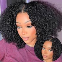 Peruca ISEE sem cola, cabelo humano pré-arrancado, 30 cm, 180% de densidade