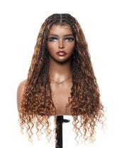 Peruca JALIZA Boho Curls, amarrada à mão, renda integral, cabelo humano de 24 polegadas Peruca JALIZA Boho Curls, amarrada à mão, renda integral, cabelo humano de 24 polegadas