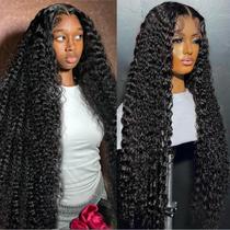 Peruca Jasperel Deep Wave Lace Front 100% cabelo humano 30cm Peruca Jasperel Deep Wave Lace Front 100% cabelo humano 30cm