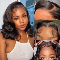 Peruca Josblue Glueless Bob Human Hair Body Wave 150% de densidade