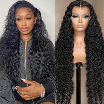 Peruca KVFCT 26" 13x6 HD Deep Wave Cacheada com Cabelo Humano Peruca KVFCT 26" 13x6 HD Deep Wave Cacheada com Cabelo Humano