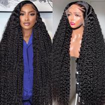 Peruca KVFCT 36" Ondas Profundas 13x6 Renda HD Frontal Cabelo Humano Peruca KVFCT 36" Ondas Profundas 13x6 Renda HD Frontal Cabelo Humano