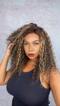 Peruca Lace 4x4 Cinthia Cabelo Humano Cacheado Natural