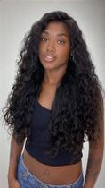 Peruca Lace Front Cabelo Humano Cacheada Longa Iza - 60 cm Peruca Lace Front Cabelo Humano Cacheada Longa Iza - 60 cm