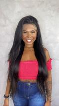 Peruca Lace Front Cabelo Humano Samara - 90 cm, Densidade 150, Liso Natural Peruca Lace Front Cabelo Humano Samara - 90 cm, Densidade 150, Liso Natural