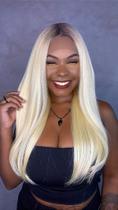 Peruca Lace Front Fibra Premium Dashly Loira 60cm - Unidade 10 Peruca Lace Front Fibra Premium Dashly Loira 60cm - Unidade 10