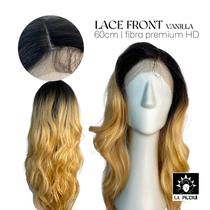 Peruca Lace Front Ondulada 60cm Ombré Loiro Fibra Premium Peruca Lace Front Ondulada 60cm Ombré Loiro Fibra Premium