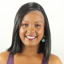 Peruca Lace Front Wig Lisa Curta- Fibra Futura -25cm- LYNN Peruca Lace Front Wig Lisa Curta- Fibra Futura -25cm- LYNN