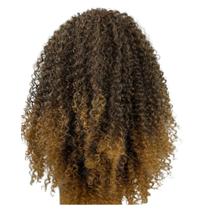 Peruca Lace Wig Afro Cacheada Organica Aspecto Cabelo Humano - Black Beauty