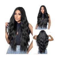 Peruca Lace Wig Bio Organica Cabelo C/ 70cm Longa Ondulada