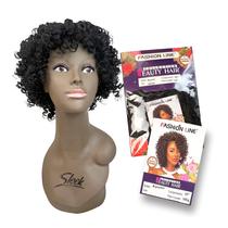 Peruca Lace Wig Cabelo Cacheado Afro Curta Fashion Line