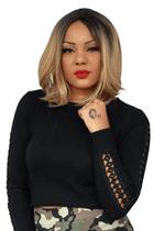 Peruca Lace Wig Importada Lisa Sem Franja - Repartição Fixa Com Micropele +Regulador Peruca Lace Wig Importada Lisa Sem Franja - Repartição Fixa Com Micropele +Regulador