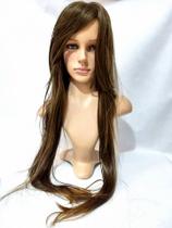 Peruca Lace Wig Lisa Castanho com Californiana Fibra Futura