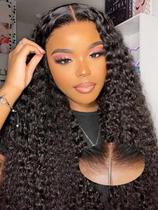 Peruca Lealife de 24 polegadas Curly Water Wave Human Hair 200% de densidade Peruca Lealife de 24 polegadas Curly Water Wave Human Hair 200% de densidade