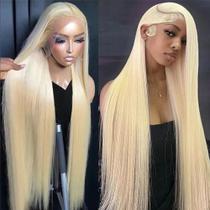 Peruca Lemoda 613 Blonde 100% Cabelo Humano 28" 200% Densidade