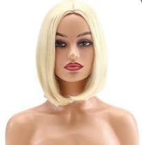Peruca Lisa Cabelo Curto Fio Sintético Festa Fantasia Cosplay Balada Carnaval Corte Long Bob Peruca Lisa Cabelo Curto Fio Sintético Festa Fantasia Cosplay Balada Carnaval Corte Long Bob