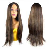 Peruca Lisa Wig 70 Cm Lace Fibra Japonesa Prancha Ate 180c - Rass Hair