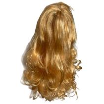 Peruca Loira Longa Ondulada Fantasia Halloween Carnaval Teatro Acessório Estilosa Versátil Confortável Glamurosa