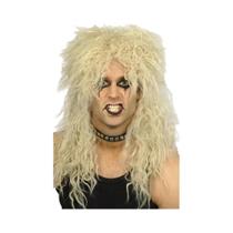 Peruca Loira Punk Rockstar, Longa E Encaracolada, Estilo Mullet Para Homens, Acessórios Para Festa Peruca Loira Punk Rockstar, Longa E Encaracolada, Estilo Mullet Para Homens, Acessórios Para Festa