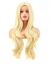 Peruca Longa 70cm Resistente Ao Calor Lisa Cosplay varias cores Peruca Longa 70cm Resistente Ao Calor Lisa Cosplay varias cores