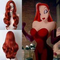 Peruca Longa Cacheada Vermelha De Cobre Para Cosplay Feminino Estilo Jessica Rabbit Cabelo Ondulado Peruca Longa Cacheada Vermelha De Cobre Para Cosplay Feminino Estilo Jessica Rabbit Cabelo Ondulado