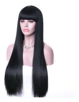 Peruca longa lisa castanha Peruca longa lisa castanha