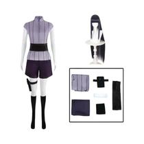 Peruca Longa Roxa Feminina Para Cosplay, Fantasia De Ninja Hyuga Hinata, Traje Para Festa De Peruca Longa Roxa Feminina Para Cosplay, Fantasia De Ninja Hyuga Hinata, Traje Para Festa De