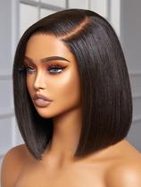 Peruca LUVME HAIR Light Yaki Straight Bob 25 cm de cabelo humano